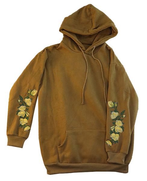 Hooeded Sweatshirt Women Elegant Floral Embroidery Long Sleeve Pullover High Quality Christmas Hoodies New Fashion Hot
Hooeded Sweatshirt Women Elegant Floral Embroidery Long Sleeve Pullover High Quality Christmas Hoodies New Fashion Hot