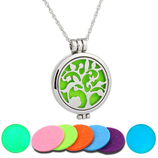 women premium aromatherapy essential oil diffuser necklace locket pendant stainless steel charms jewelry with chain and washable pads gift, Silver
women premium aromatherapy essential oil diffuser necklace locket pendant stainless steel charms jewelry with chain and washable pads gift, Silver