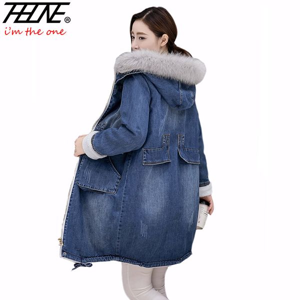 brand denim jacket women faux fur coat long parka warm fleece velvet pockets hoody outwear manteau denim coat jeans parka female, Black
brand denim jacket women faux fur coat long parka warm fleece velvet pockets hoody outwear manteau denim coat jeans parka female, Black