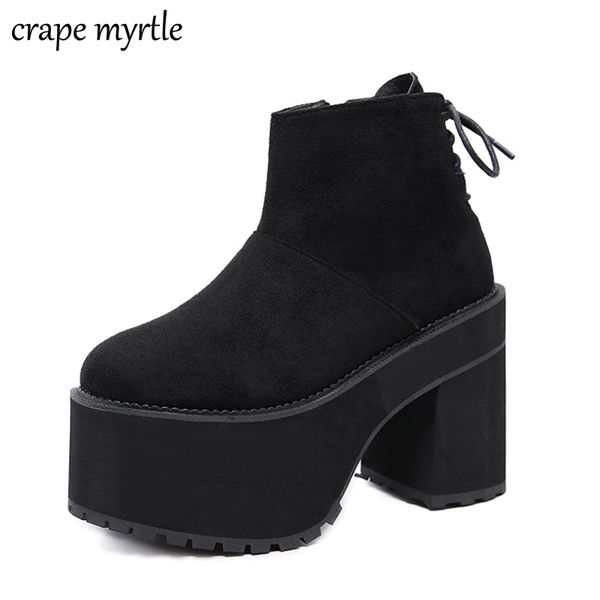 fashion thick heels black boots women heel ankle boots platform brand designer flock ladies shoes for party footwear yma584
fashion thick heels black boots women heel ankle boots platform brand designer flock ladies shoes for party footwear yma584