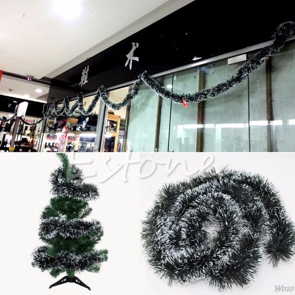 2m garland ribbon string xmas tree hanging ornament christmas decoration for home party dark green-w110
2m garland ribbon string xmas tree hanging ornament christmas decoration for home party dark green-w110