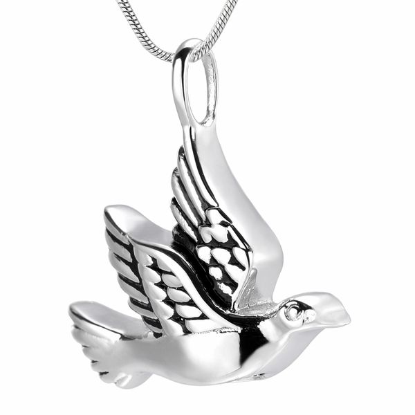 ijd10035 animal peace dove cremation urn pendant stainless steel bird keepsake jewelry ashes urn pendant for pet/human memorial gift, Silver
ijd10035 animal peace dove cremation urn pendant stainless steel bird keepsake jewelry ashes urn pendant for pet/human memorial gift, Silver