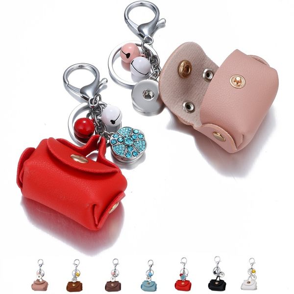 bag shape with colorful small bells pu leather key chains snaps jewelry fit 18mm snap buttons 7 colors snap keyring keychain, Silver
bag shape with colorful small bells pu leather key chains snaps jewelry fit 18mm snap buttons 7 colors snap keyring keychain, Silver