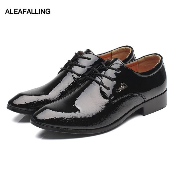 aleafalling shinny out breathable men formal shoes pointed toe patent leather oxford shoes men dress business 38-45 mds20, Black
aleafalling shinny out breathable men formal shoes pointed toe patent leather oxford shoes men dress business 38-45 mds20, Black