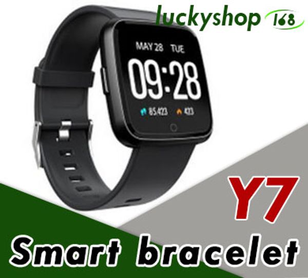 

Y7 mart bracelet blood pre ure oxygen port fitne tracker watch heart rate monitor wri tband pk fitbit ver a mi band 3 115 plu 1pc