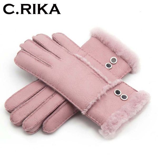 warm winter 2017 gloves manual brand fashion double buckle mittens women winter female sheepskin fur women leather gloves, Blue;gray
warm winter 2017 gloves manual brand fashion double buckle mittens women winter female sheepskin fur women leather gloves, Blue;gray