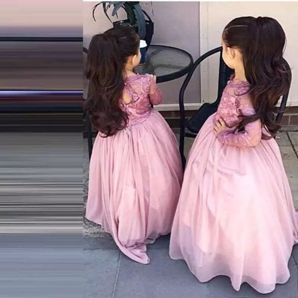 long sleeves girls pageant dresses lace lovely illusion sheer neck flower girls dresses for weddings hollow back organza kids party dress, White;blue
long sleeves girls pageant dresses lace lovely illusion sheer neck flower girls dresses for weddings hollow back organza kids party dress, White;blue