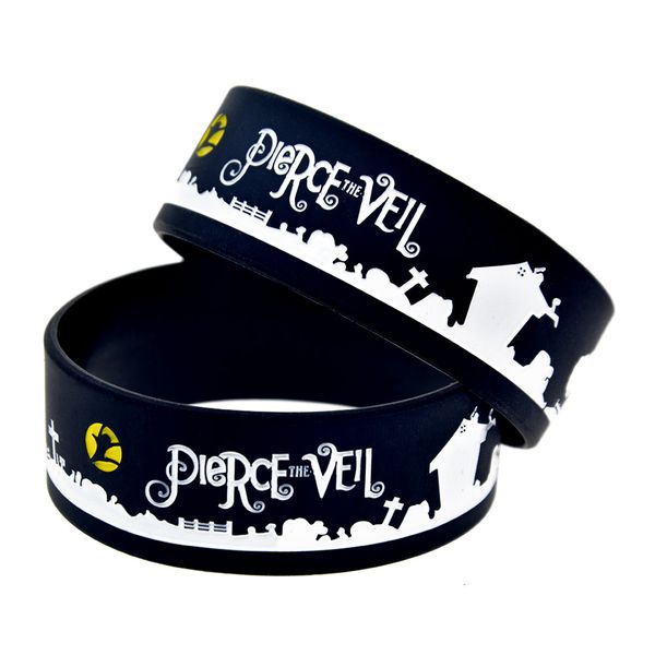 onebanahouse 1pc band bracelet pierce the veil silicone wristband 1 inch bangle, Golden;silver
onebanahouse 1pc band bracelet pierce the veil silicone wristband 1 inch bangle, Golden;silver