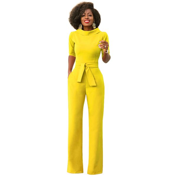 monnorq 2018 stylish summer jumpsuits classic style half sleeve stand collar sashes office lady jumpsuits plus size xxl, Black;white
monnorq 2018 stylish summer jumpsuits classic style half sleeve stand collar sashes office lady jumpsuits plus size xxl, Black;white