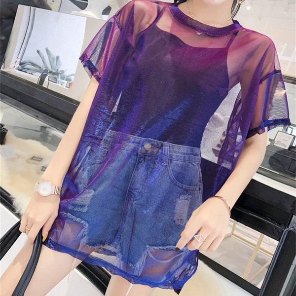 summer shirt and blouse women casual fashion loose mesh blusa feminina streetwear short sleeve ladies blouse q451, White
summer shirt and blouse women casual fashion loose mesh blusa feminina streetwear short sleeve ladies blouse q451, White