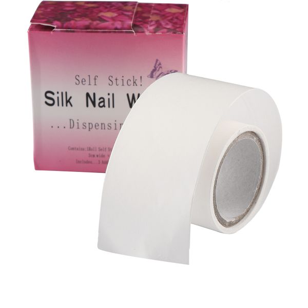 1 roll white adhesive silk nail protector wrap fiberglass nails tape reinforce nail fiber manicure decor tools, Black
1 roll white adhesive silk nail protector wrap fiberglass nails tape reinforce nail fiber manicure decor tools, Black