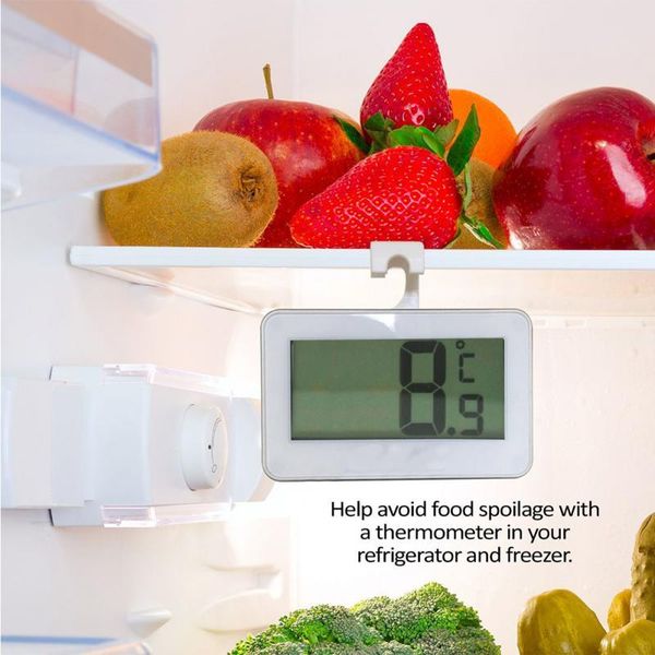 digital electronic thermometer for fridge er room with magnetic hanging hook frost alert
digital electronic thermometer for fridge er room with magnetic hanging hook frost alert