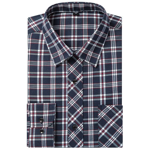 grevol new men's classic plaid shirt brand turn-down shirts for men popular long sleeve casual shirt men full grid series qs, White;black
grevol new men's classic plaid shirt brand turn-down shirts for men popular long sleeve casual shirt men full grid series qs, White;black