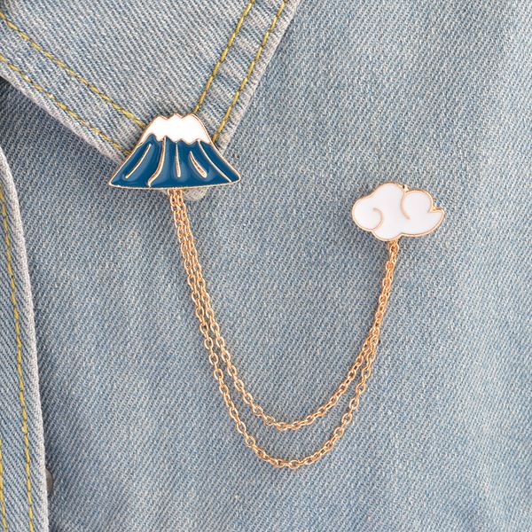 mt fuji & clouds tassel collar enamel brooches pins japan brooch pin travel jewelry kawaii sightseeing souvenirs, Gray
mt fuji & clouds tassel collar enamel brooches pins japan brooch pin travel jewelry kawaii sightseeing souvenirs, Gray