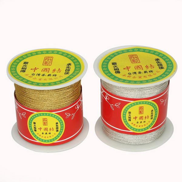 new arrival 0.5mm/1mm gold/silver color cord chinese knot cord macrame rope decorative sewing thread string diy apparel craft, Black;white
new arrival 0.5mm/1mm gold/silver color cord chinese knot cord macrame rope decorative sewing thread string diy apparel craft, Black;white