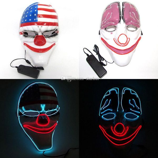 led halloween masks el wire glowing mask masquerade birthday party full face brain flag clown masks halloween costumes party gift wx9-60
led halloween masks el wire glowing mask masquerade birthday party full face brain flag clown masks halloween costumes party gift wx9-60