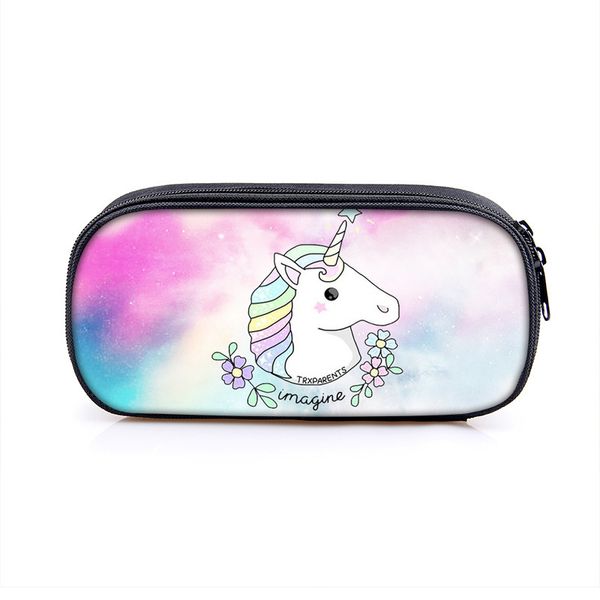 pupil pencil case for students girls love unicorn korean stationery pencil bag oxford cloth customized big capacity, Black
pupil pencil case for students girls love unicorn korean stationery pencil bag oxford cloth customized big capacity, Black