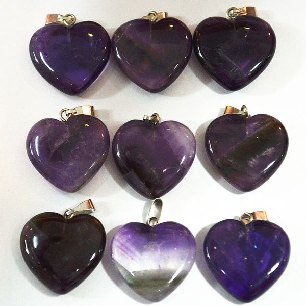 wholesale-2018 selling good quality fashion natural amethysts purple crystal quartz stone heart pendants 24pcs wholesale ing, Black
wholesale-2018 selling good quality fashion natural amethysts purple crystal quartz stone heart pendants 24pcs wholesale ing, Black