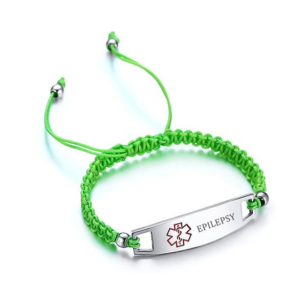 engraved kids alert id handmade woven bracelet stainless steel id tag bracelets red symbol jewelry, Golden;silver
engraved kids alert id handmade woven bracelet stainless steel id tag bracelets red symbol jewelry, Golden;silver