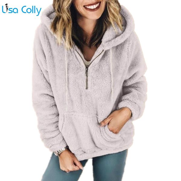 lisa colly women autumn winter solid jacket coat with hooded womens long sleeves pocket warm coat overcoat female basic jacket, Black;brown
lisa colly women autumn winter solid jacket coat with hooded womens long sleeves pocket warm coat overcoat female basic jacket, Black;brown