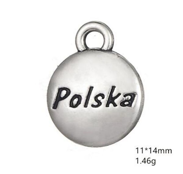 2021 tibetan silver plated metal "polska" letter pendants charm for bracelet lot charms gros lot other customized jewelry, Bronze;silver
2021 tibetan silver plated metal "polska" letter pendants charm for bracelet lot charms gros lot other customized jewelry, Bronze;silver