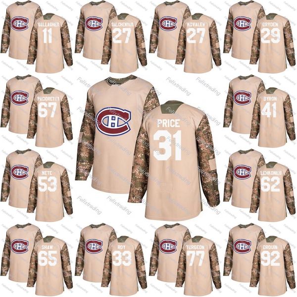31 Carey Price Montreal Canadiens 2017 Camo Veterans Day Jonathan Drouin Max Pacioretty Artturi Lehkonen Alex Galchenyuk Andrew Shaw Jersey
31 Carey Price Montreal Canadiens 2017 Camo Veterans Day Jonathan Drouin Max Pacioretty Artturi Lehkonen Alex Galchenyuk Andrew Shaw Jersey