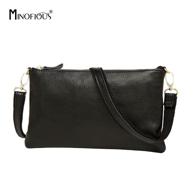 minofious genuine leather solid women square bag fashion zipper litchi shoulder bag for women classic clutch
minofious genuine leather solid women square bag fashion zipper litchi shoulder bag for women classic clutch