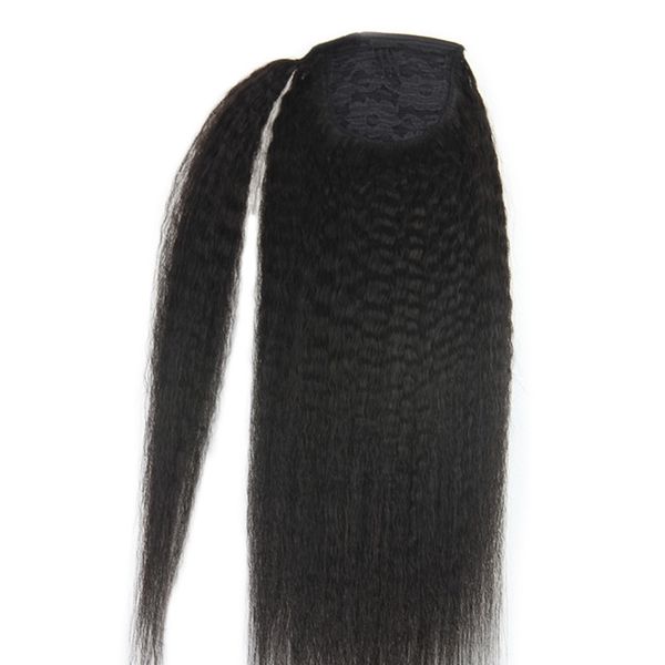 brazilian kinky straight yaki human hair ponytail extensions natural black 1b clip in drawstring poney 12-24inch (14") 100g-160g
brazilian kinky straight yaki human hair ponytail extensions natural black 1b clip in drawstring poney 12-24inch (14") 100g-160g