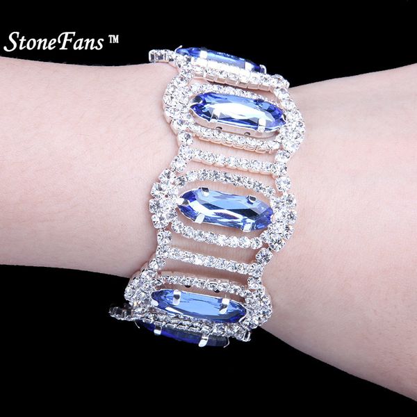 stonefans blue crystal bracelet for wedding silver wave trendy 2018 cubic zirconia jewelry bracelets bangles for women, Black
stonefans blue crystal bracelet for wedding silver wave trendy 2018 cubic zirconia jewelry bracelets bangles for women, Black