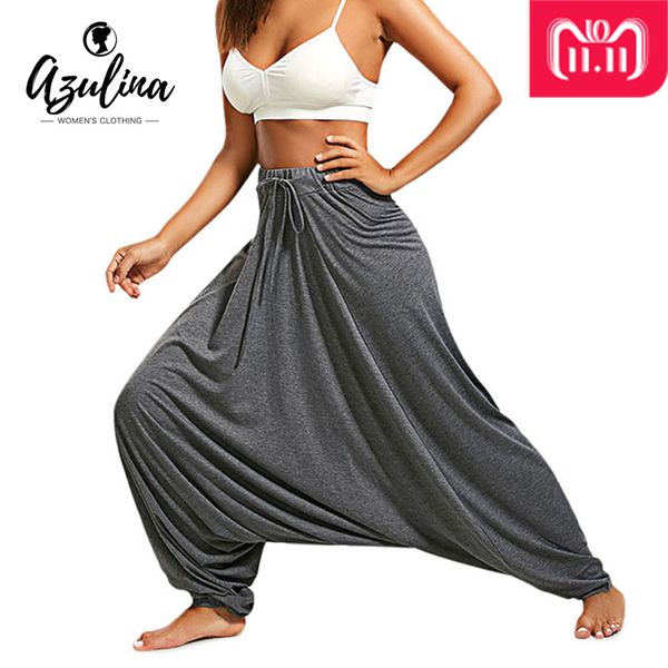 azulina elastic waist loose solid color casual women drop-crotch pants women clothing fall spring trousers pants ladies bottoms, Black;white
azulina elastic waist loose solid color casual women drop-crotch pants women clothing fall spring trousers pants ladies bottoms, Black;white