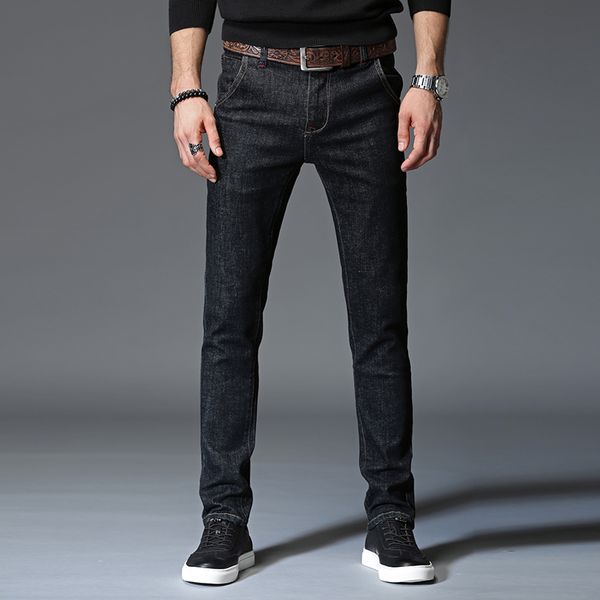 men's jeans casual stretch black denim trousers spring male simple style cotton slim elasticity pantalones hombre plus size 38, Blue
men's jeans casual stretch black denim trousers spring male simple style cotton slim elasticity pantalones hombre plus size 38, Blue