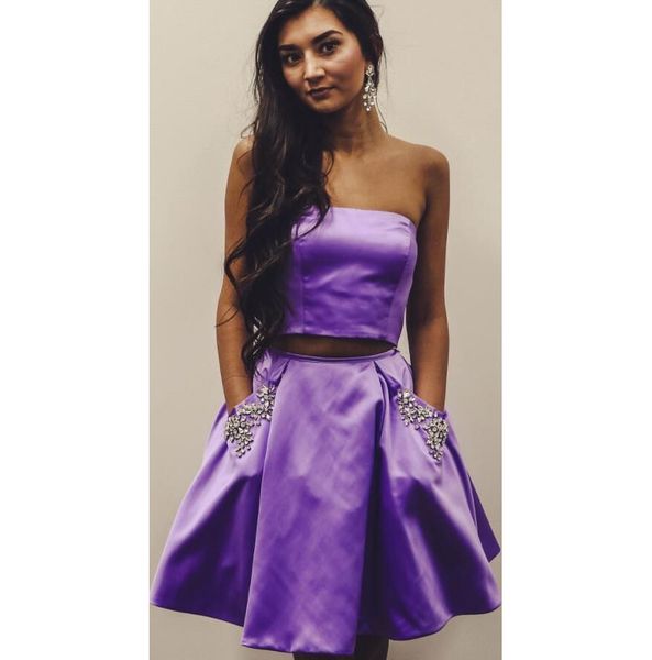 selling lilac two piece short homecoming dresses with pockets beaded short prom gowns for women, Red
selling lilac two piece short homecoming dresses with pockets beaded short prom gowns for women, Red