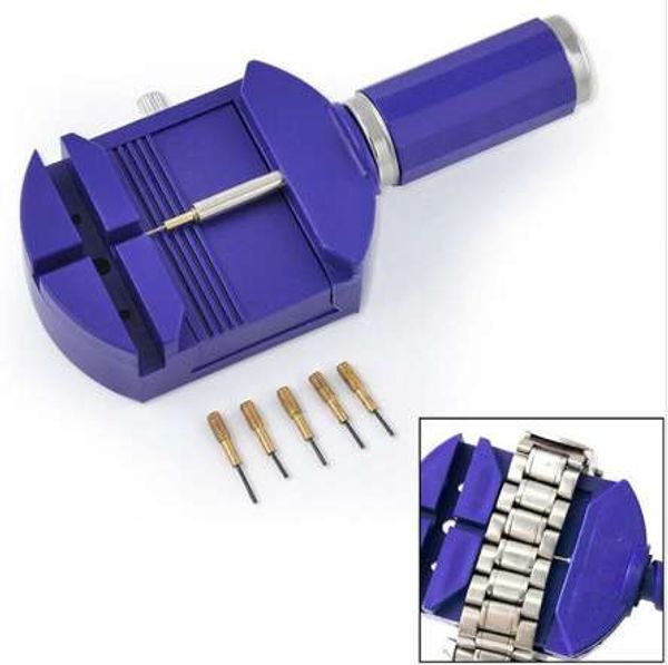 2 colors watch link for band slit strap bracelet chain pin remover adjuster watch repair tool kit and 5 x spare pins
2 colors watch link for band slit strap bracelet chain pin remover adjuster watch repair tool kit and 5 x spare pins