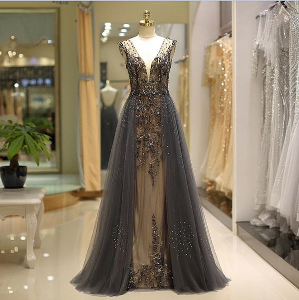 2019 heavy manual dark gray v-neck floor length formal evening beading a-line prom dress long elegant formal mother of bride dresses 70727, Black;red
2019 heavy manual dark gray v-neck floor length formal evening beading a-line prom dress long elegant formal mother of bride dresses 70727, Black;red