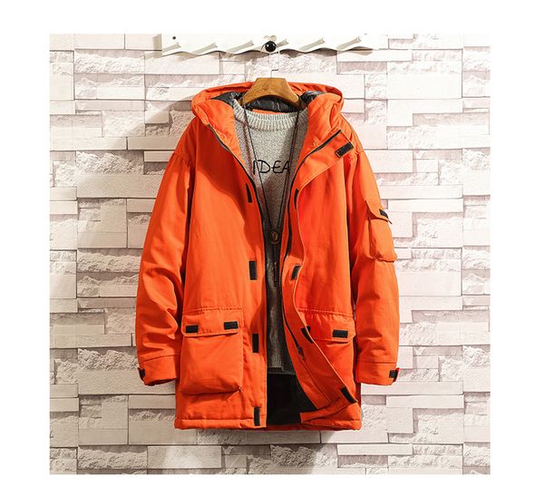 2018 winter mid-long men's jacket thickening casual cotton jackets winter parka men brand coat hombre 5xl, Black
2018 winter mid-long men's jacket thickening casual cotton jackets winter parka men brand coat hombre 5xl, Black