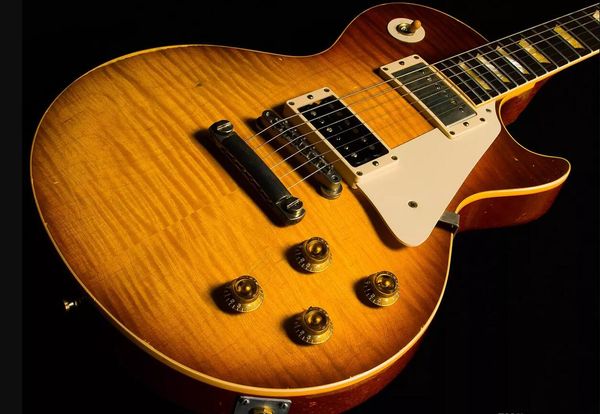 Cu tom hop 1959 led zeppelin jimmy page 7 tom murphy aged heavey relic electric guitar relic crack line on head tock cream binding
Cu tom hop 1959 led zeppelin jimmy page 7 tom murphy aged heavey relic electric guitar relic crack line on head tock cream binding