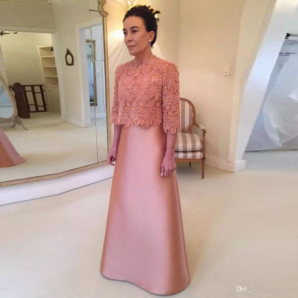 two pieces a line mother of the bride dresses jewel neck with half sleeve wedding guest dress lace floor length plus size evening gowns, Black;red
two pieces a line mother of the bride dresses jewel neck with half sleeve wedding guest dress lace floor length plus size evening gowns, Black;red