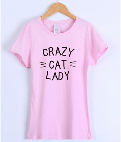 women's t-shirt short sleeve women t-shirts crazy cat lady cute printed crew neck, White
women's t-shirt short sleeve women t-shirts crazy cat lady cute printed crew neck, White