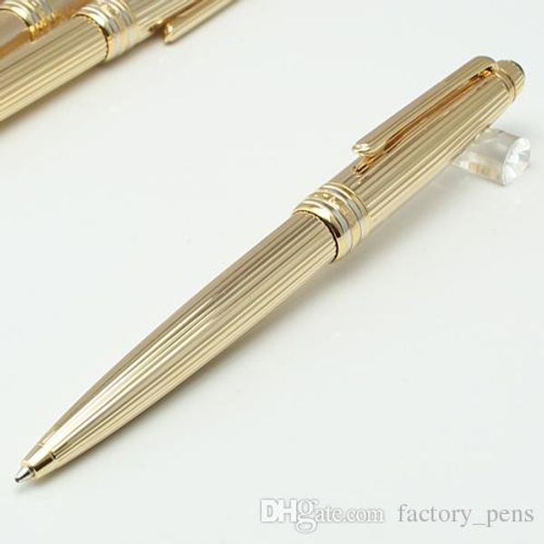 Promotion Luxury AAA Limited Edition Germany MB Pen AG925 Roller Pen Ballpoint Pen Gold Clip good price for school black ink pens hot sale