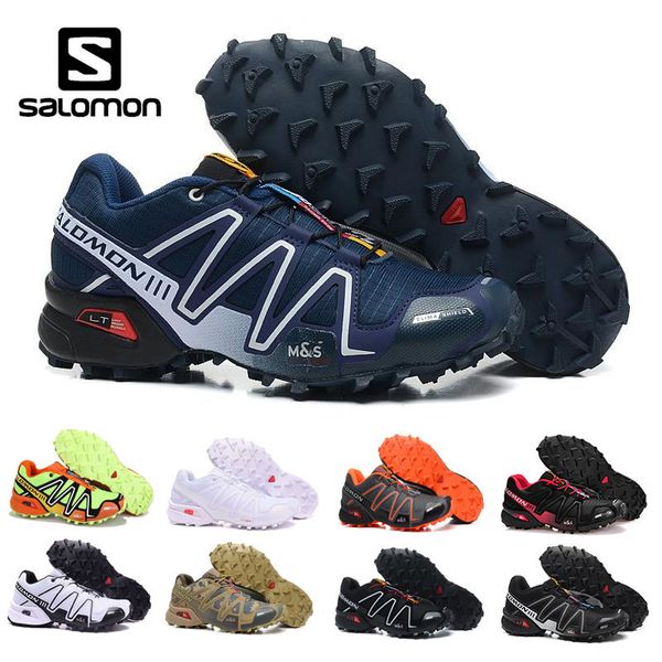 Salomon Mens Speedcross 3 Trail Кроссовки Спорт на открытом воздухе легкие кроссовки Mnes белый ч 
Salomon Mens Speedcross 3 Trail Кроссовки Спорт на открытом воздухе легкие кроссовки Mnes белый ч