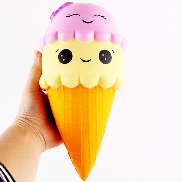 23 см Джамбо болотистый конус мороженого улыбка Squishies игрушки большой запах медленно растущей еды бесплатно DHL
23 см Джамбо болотистый конус мороженого улыбка Squishies игрушки большой запах медленно растущей еды бесплатно DHL