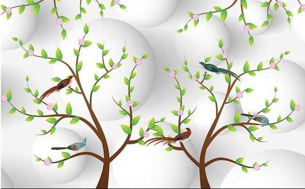 living style wallpaper fresh phantom ball flower and bird modern living room tv background wall
living style wallpaper fresh phantom ball flower and bird modern living room tv background wall