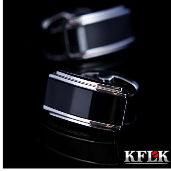 kflk jewelry shirt cufflink for mens designer brand black cuff link french button luxury wedding male ing, Silver
kflk jewelry shirt cufflink for mens designer brand black cuff link french button luxury wedding male ing, Silver