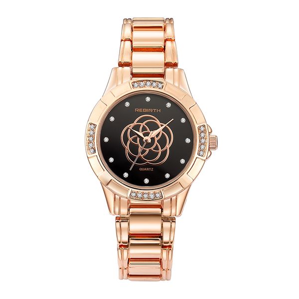 rebirth new fashion rhinestone watch women luxury stainless steel bracelet watches ladies quartz dress watches clock, Slivery;brown
rebirth new fashion rhinestone watch women luxury stainless steel bracelet watches ladies quartz dress watches clock, Slivery;brown