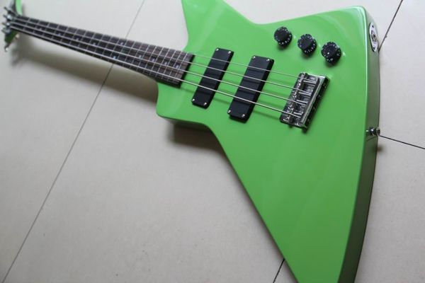 wholesale new custom explorer 4 string electric bass guitar guitarra in green130128
wholesale new custom explorer 4 string electric bass guitar guitarra in green130128