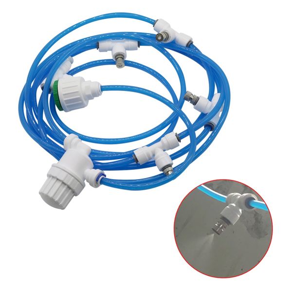 diy garden drip irrigation system low pressure misting nozzles kits 5m pu tube micro-filter with slip lock tees
diy garden drip irrigation system low pressure misting nozzles kits 5m pu tube micro-filter with slip lock tees