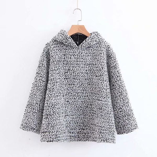 women's hoodies & sweatshirts fashion women xz40-1819 europe and america wind grey circle mao weiyi, Black
women's hoodies & sweatshirts fashion women xz40-1819 europe and america wind grey circle mao weiyi, Black