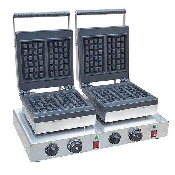 qihang_snake equipment electric belgium waffle iron machine commercial double head square belgian waffle making on sale
qihang_snake equipment electric belgium waffle iron machine commercial double head square belgian waffle making on sale