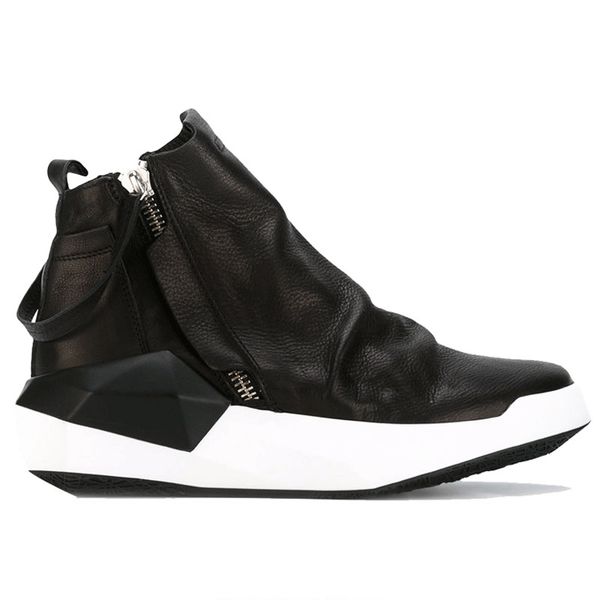 handmade europe station luxury dual zipper genuine leather men trainer boots patchwork england street skateboard shoes, Black
handmade europe station luxury dual zipper genuine leather men trainer boots patchwork england street skateboard shoes, Black