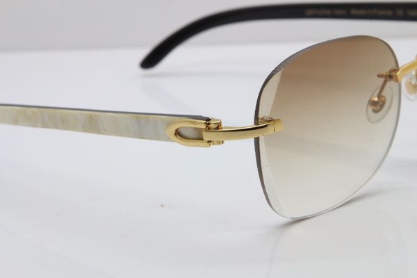 limited 3524012 white genuine black mix rimless buffalo lens of horn edition good quality new glasses thickness sunglasses the 3 cqdi, White;black
limited 3524012 white genuine black mix rimless buffalo lens of horn edition good quality new glasses thickness sunglasses the 3 cqdi, White;black